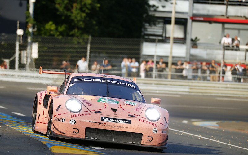 Der Porsche #92 gewann nach 24 Stunden in Le Mans