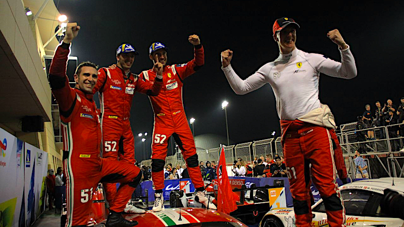 Ferrari gewinnt das Rennen und den WM-Titel