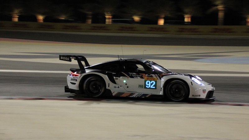 Der Porsche #92 in Bahrain