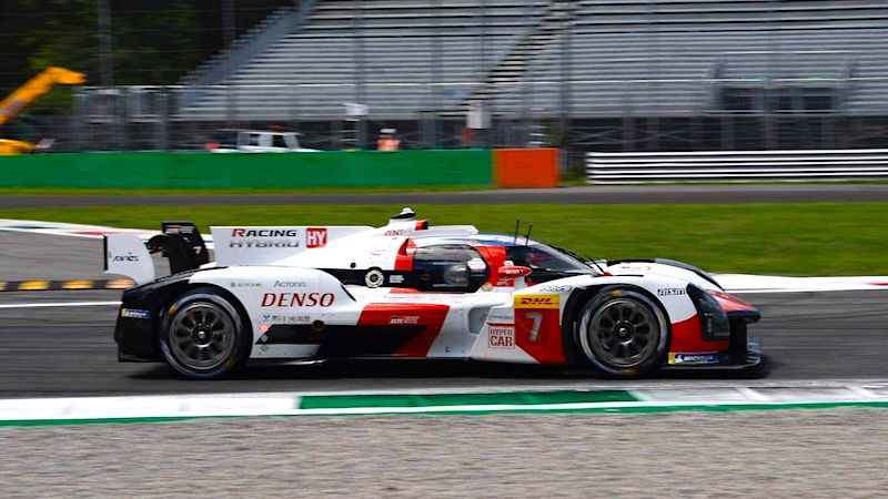 Toyota gewinnt das Debüt in Monza